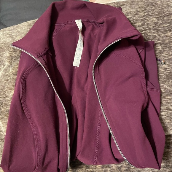 Lululemon nice asana purple zip up sweater jacket - Picture 7 of 16